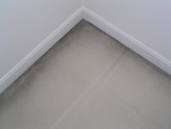 Those ugly black lines on your carpet around the baseboards and under doorways